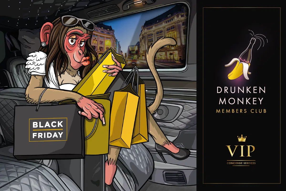 Drunken Monkey Members Club Increases Membership Ahead Of Black Friday