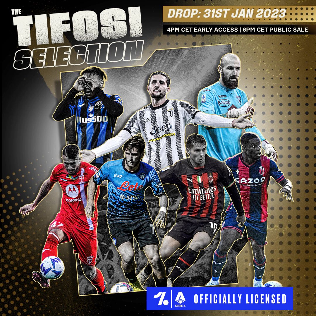 OneFootball адмовіцца ад калекцыі NFT «Tifosi Selection» у гонар італьянскіх футбольных фанатаў