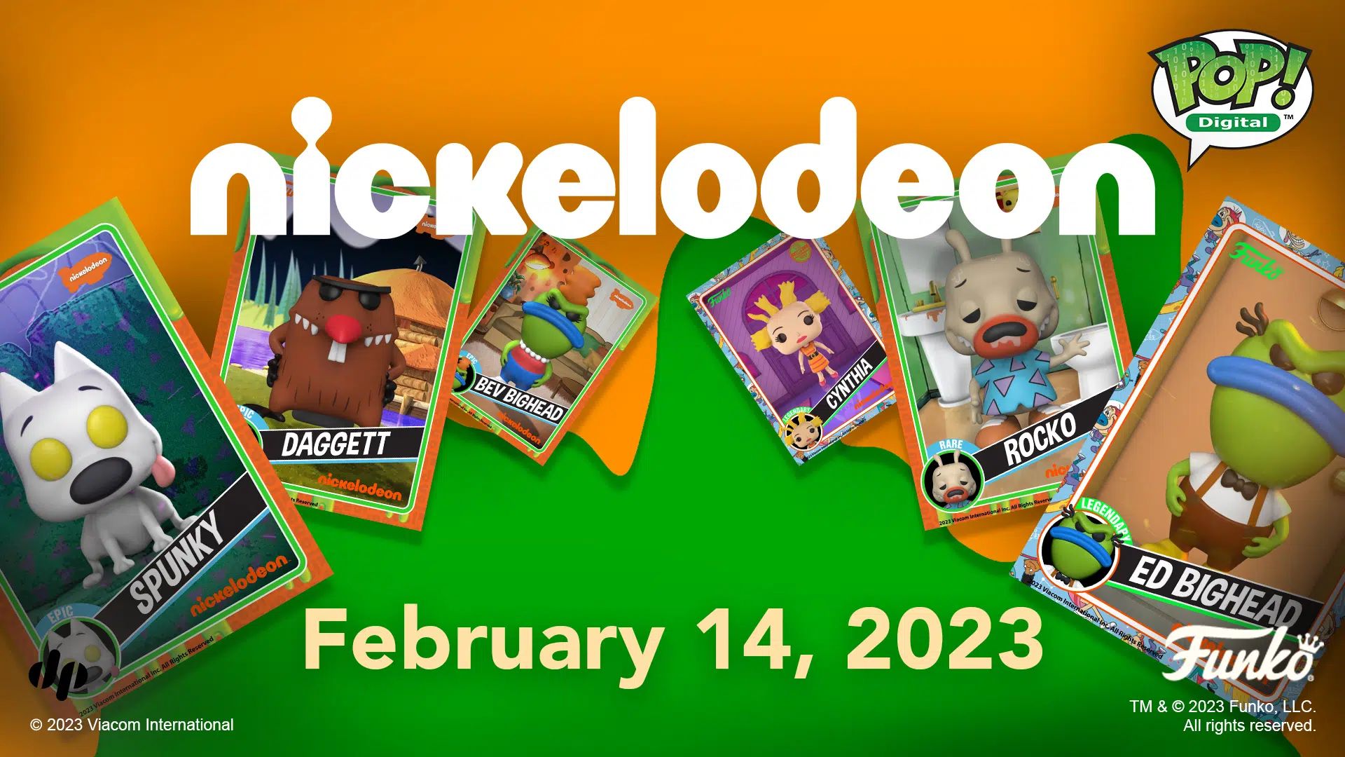 Funko in Paramount predstavljata nove Nickelodeon Cartoon Digital Pop zbirateljske predmete
