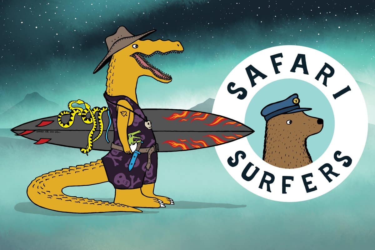 Οι Safari Surfers ενσωματώνουν την τέχνη με τα κινούμενα σχέδια