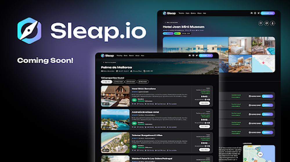 Sleap.io esittelee Web3:n hotellisektorille