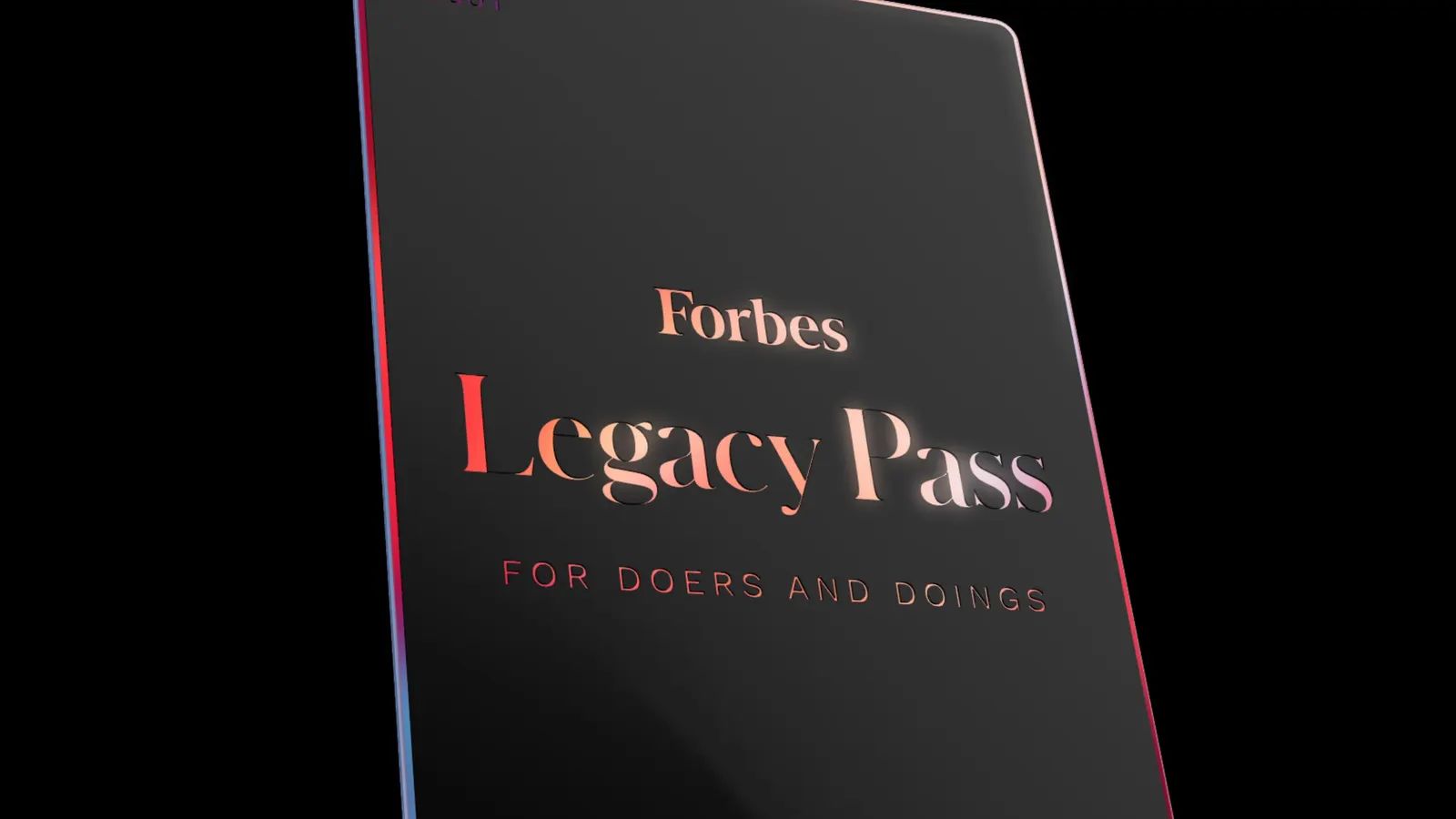Forbes afslører Legacy Pass til Web3 Community Building