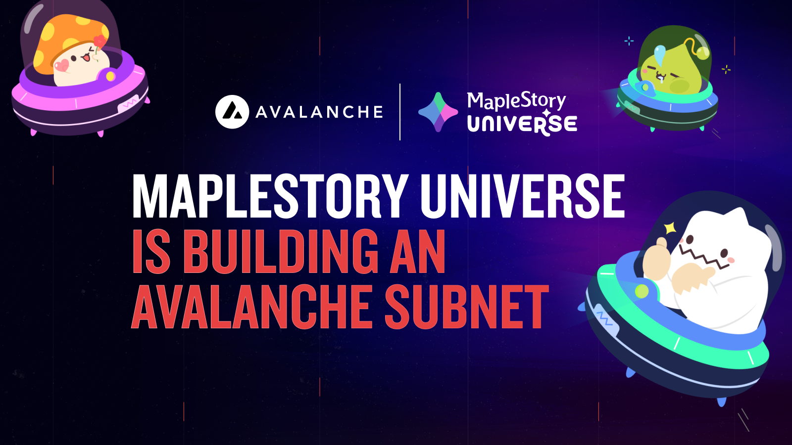 メイプルストーリー Universeのブロックチェーンの進化 Avalanche パートナーシップ